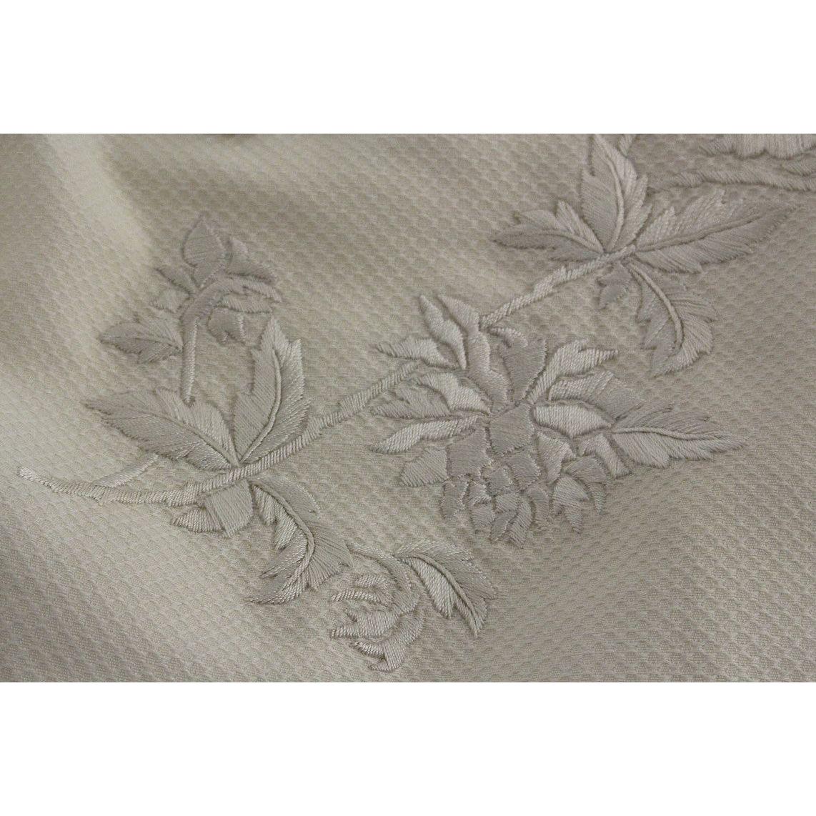 Andrea Incontri Elegant White Floral Pencil Skirt Andrea Incontri Rosy Brown