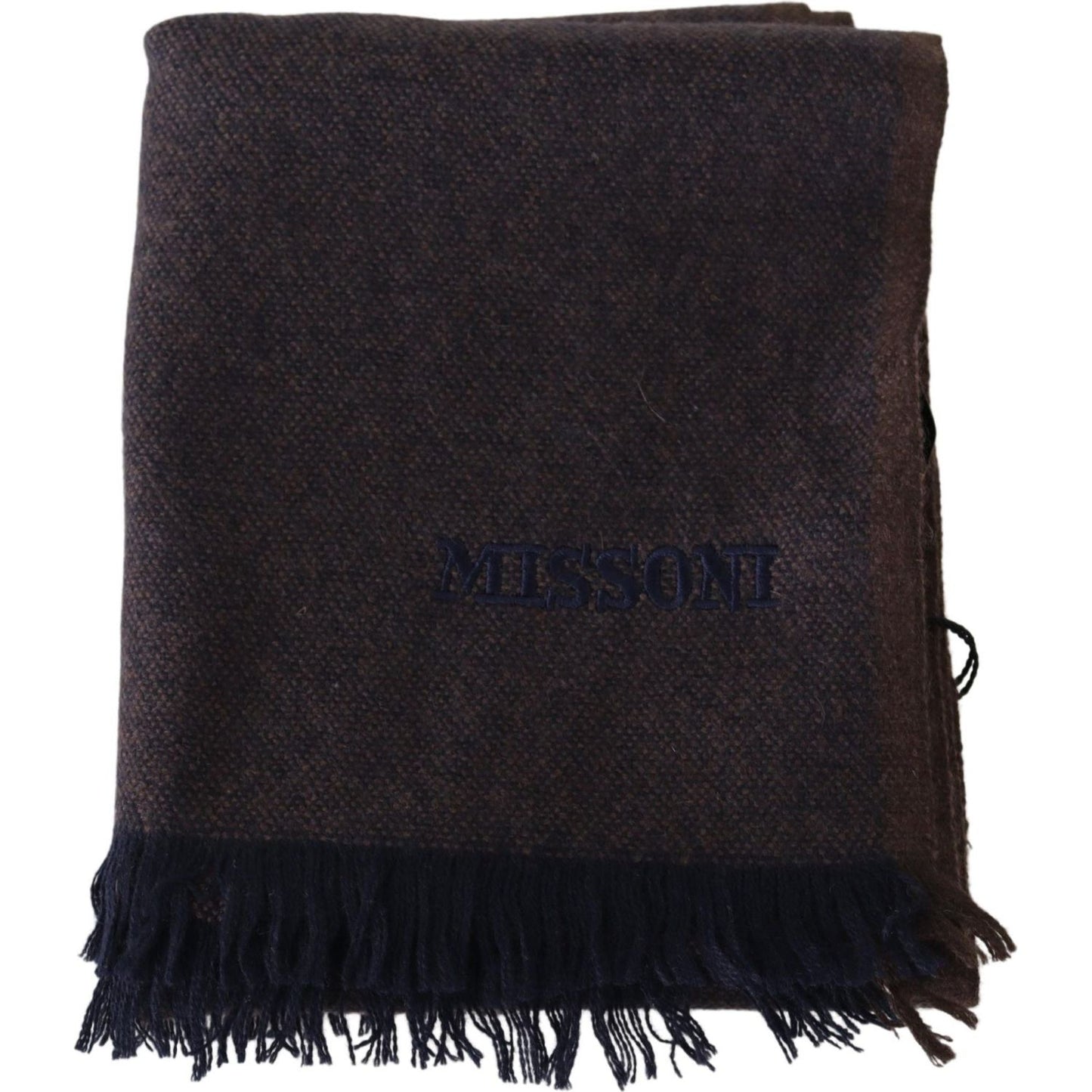 Missoni Elegant Cashmere Unisex Fringed Scarf Missoni Black