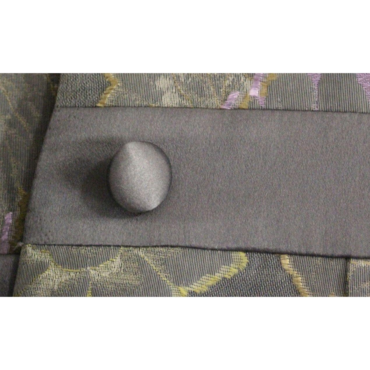 Roberto Fragata Chic Silk Floral One-Button Blazer Blazer Jacket Roberto Fragata Dim Gray