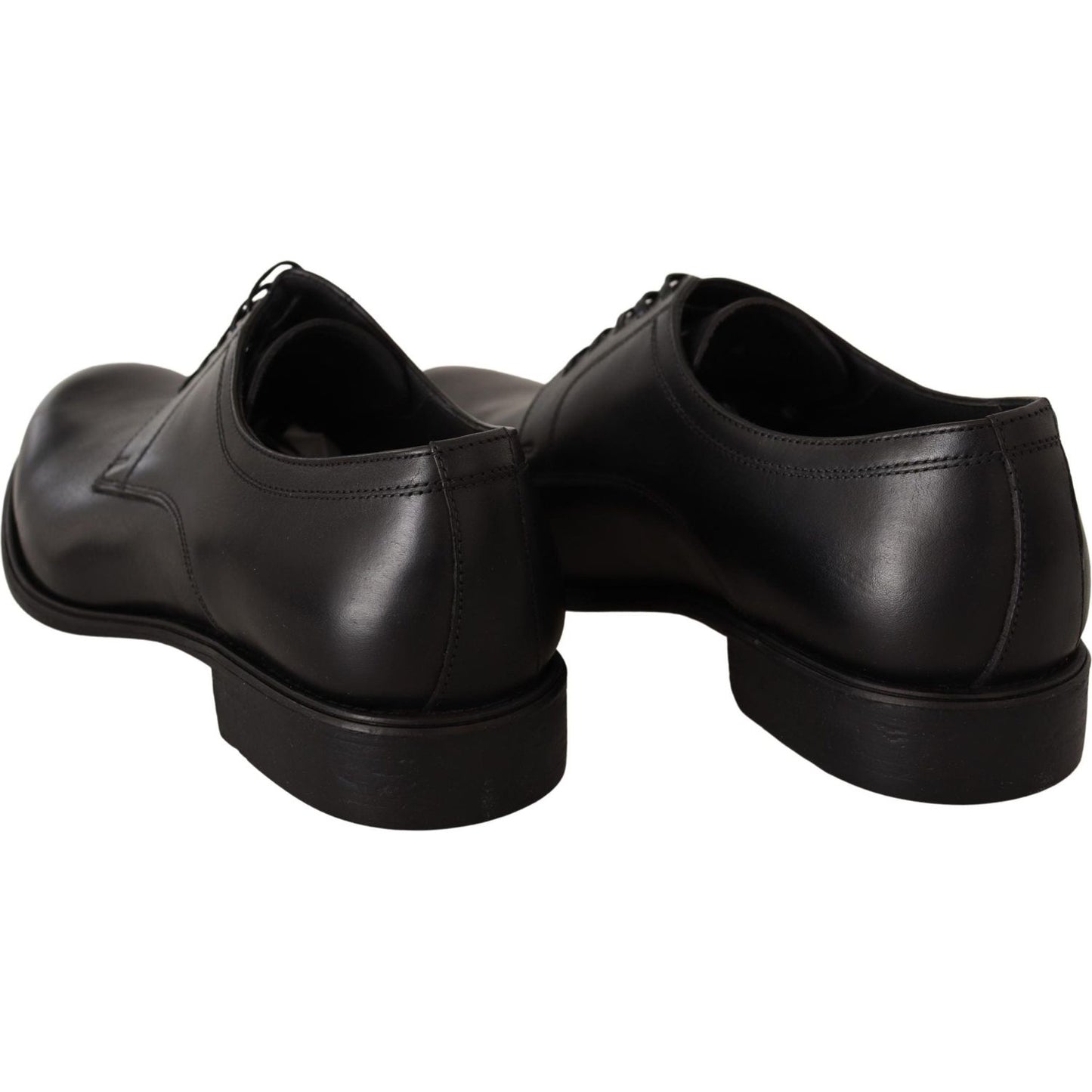 Dolce & Gabbana Elegant Black Derby Formal Shoes Dress Shoes Dolce & Gabbana Black