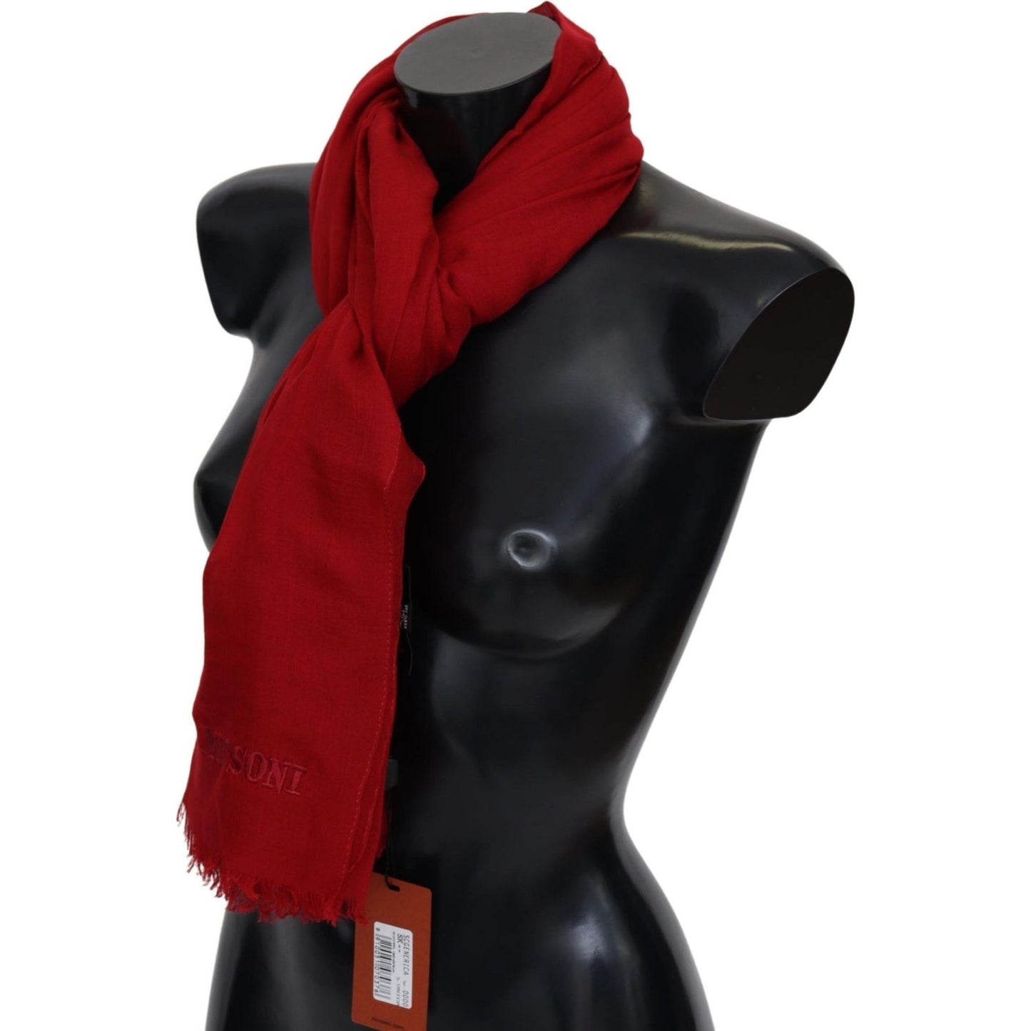 Missoni Luxurious Cashmere Patterned Scarf Missoni Black