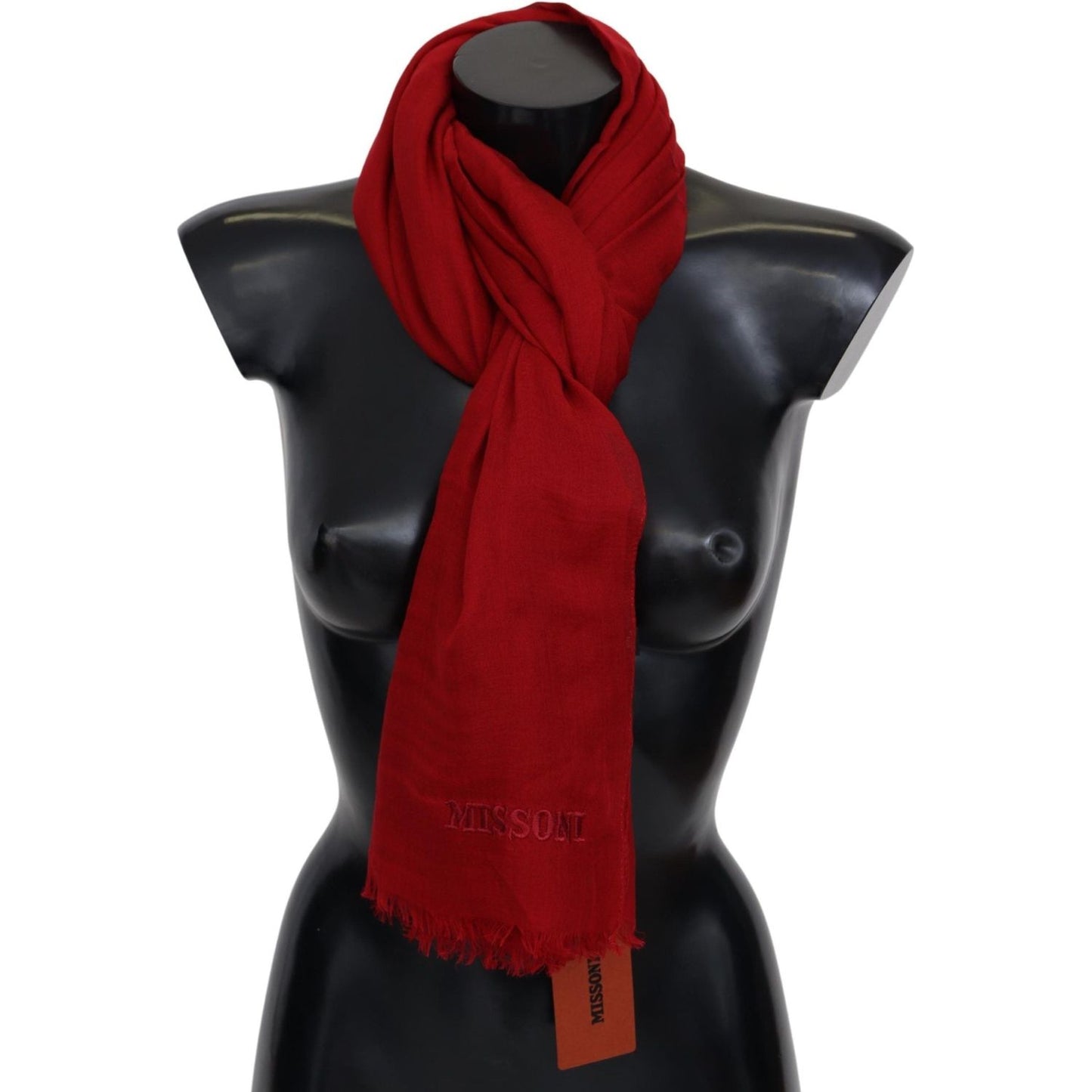 Missoni Luxurious Cashmere Patterned Scarf Missoni Dark Slate Gray