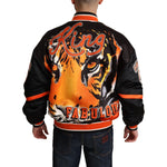 Dolce & Gabbana Regal Lion Bomber Jacket in White Dolce & Gabbana Black