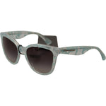 Dolce & Gabbana Sicilian Lace Crystal Acetate Sunglasses WOMAN SUNGLASSES Dolce & Gabbana Dim Gray