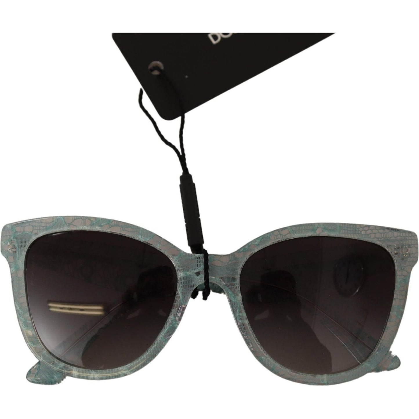 Dolce & Gabbana Sicilian Lace Crystal Acetate Sunglasses WOMAN SUNGLASSES Dolce & Gabbana Black