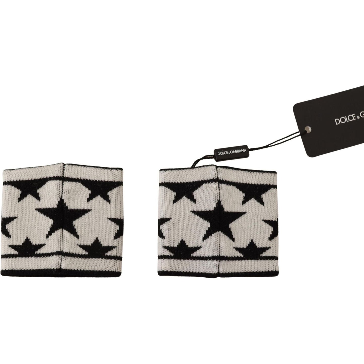 Dolce & Gabbana Elegant Monochrome Wool Wristband Set Dolce & Gabbana Gray