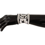 Dolce & Gabbana Elegant Monochrome Wool Wristband Set Dolce & Gabbana Black
