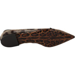 Dolce & Gabbana Dolce & Gabbana Elegant Leopard Print Flat Loafers LA5210 -36 1728,67345645728,Brown,Dolce & Gabbana,EU36/US5.5,Flat Shoes - Women - Shoes,Material: Tulle Stretch,New with tags,Shoes,Women,Women - Shoes