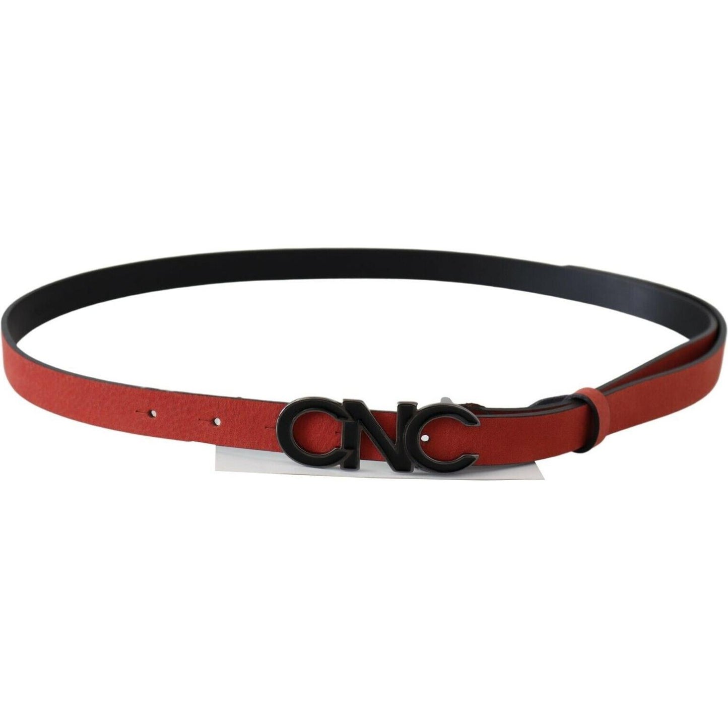 Costume National Elegant Blood Red Leather Belt Costume National Dark Slate Gray