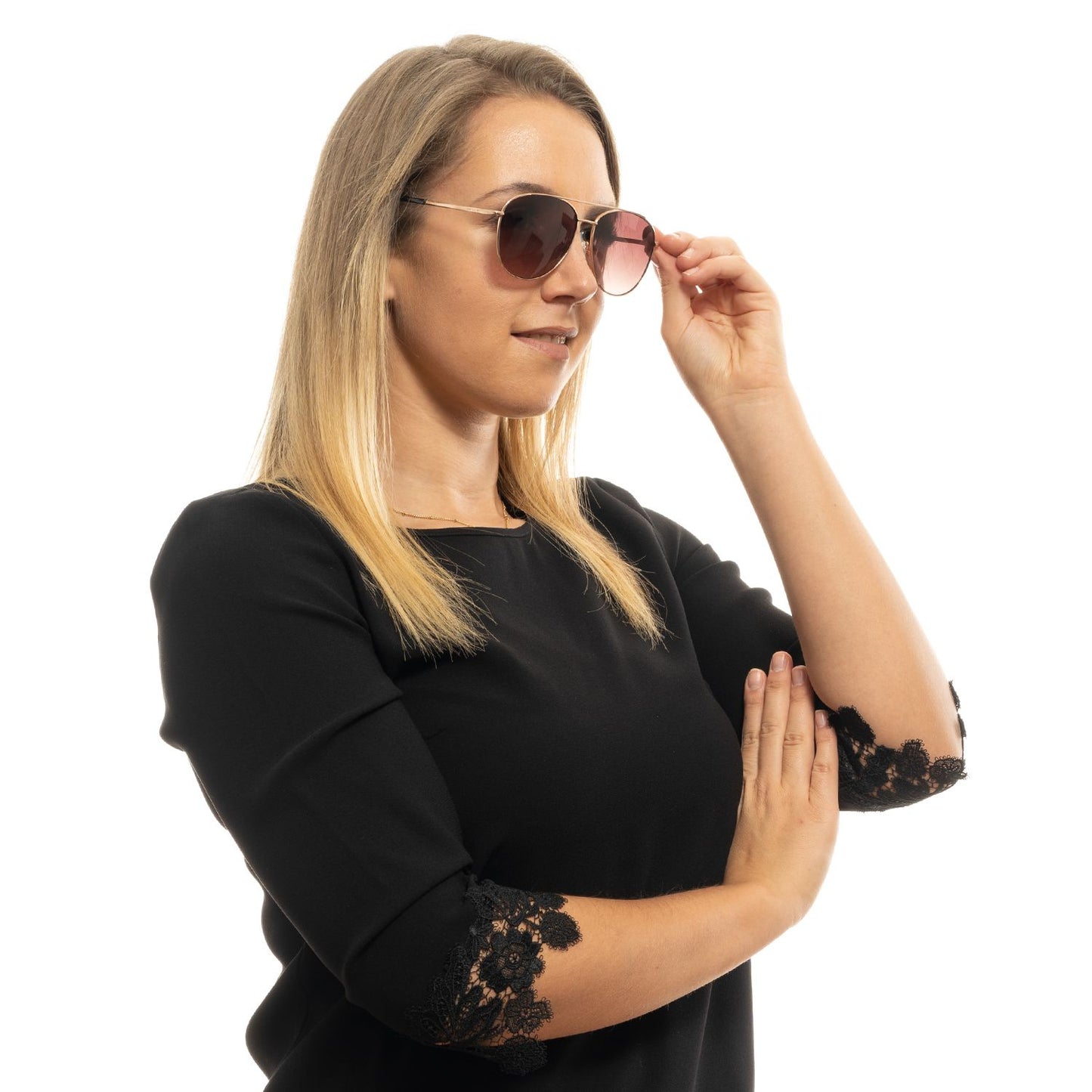 Ted Baker Rose Gold Women Sunglasses Ted Baker Tan