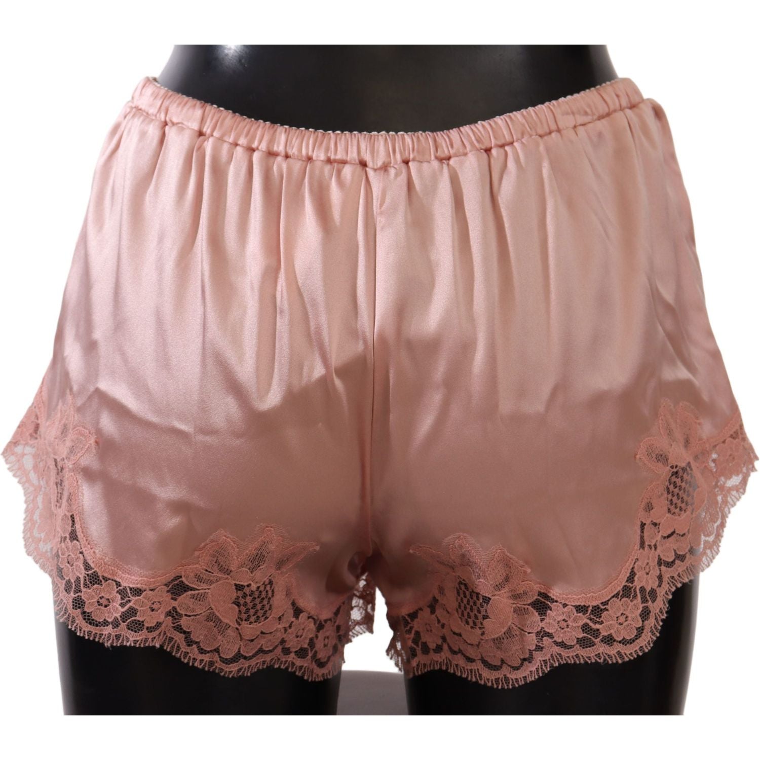 Dolce & Gabbana Pink Floral Lace Lingerie Underwear