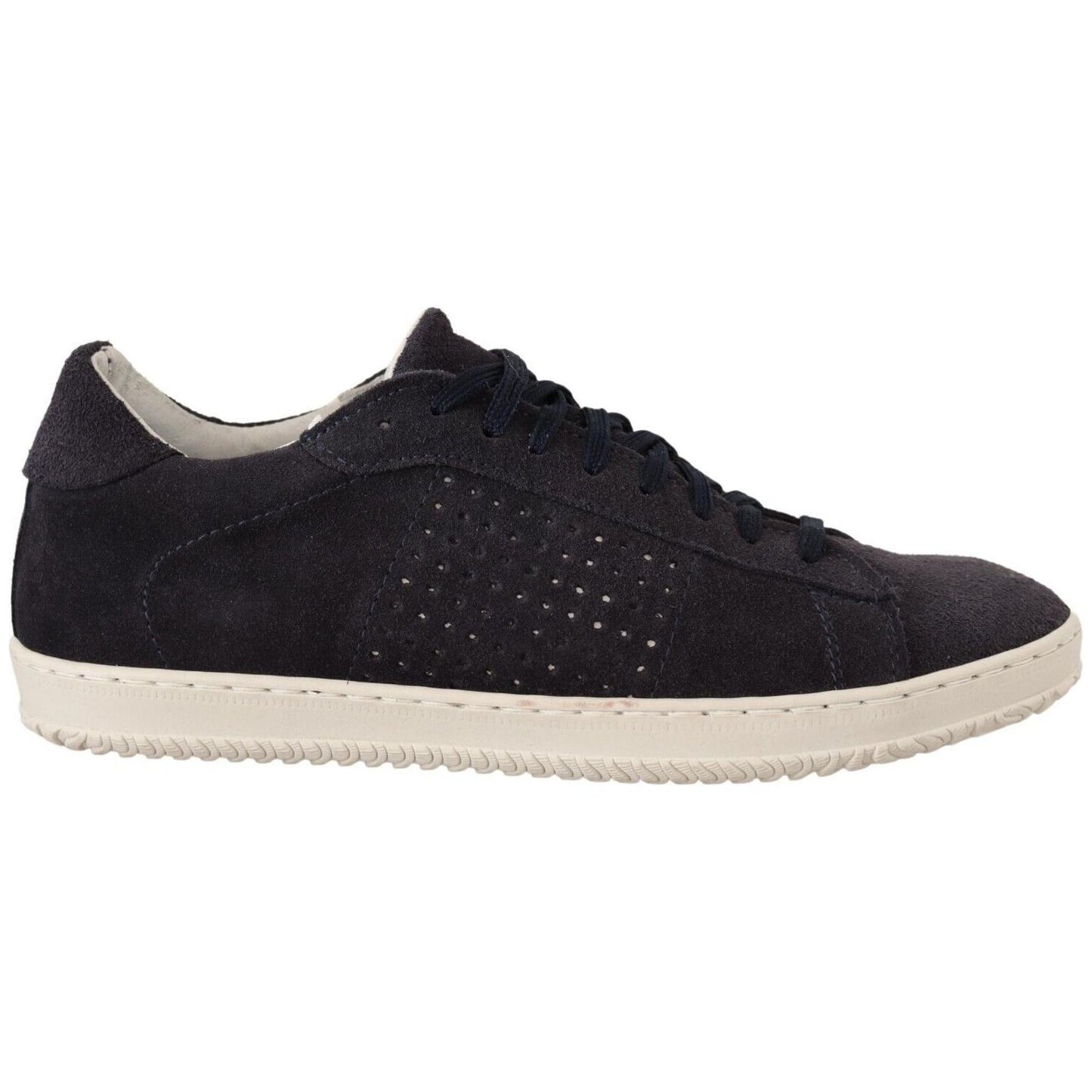 La Scarpa Italiana Elegant Suede Low Top Sneakers MAN SNEAKERS La Scarpa Italiana Light Gray