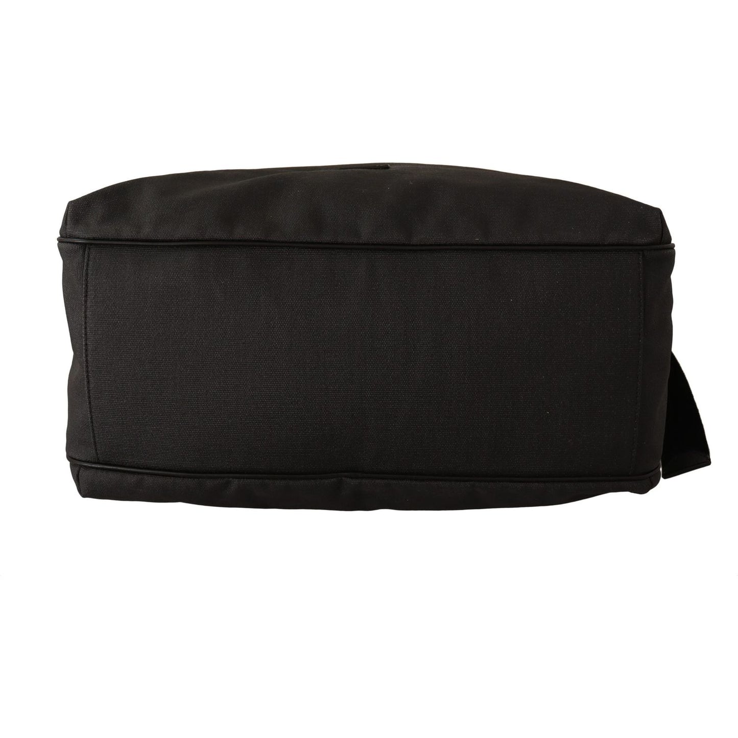 Dolce & Gabbana Elegant Men's Denim & Leather Messenger Bag WOMAN SHOULDER BAGS Dolce & Gabbana Black