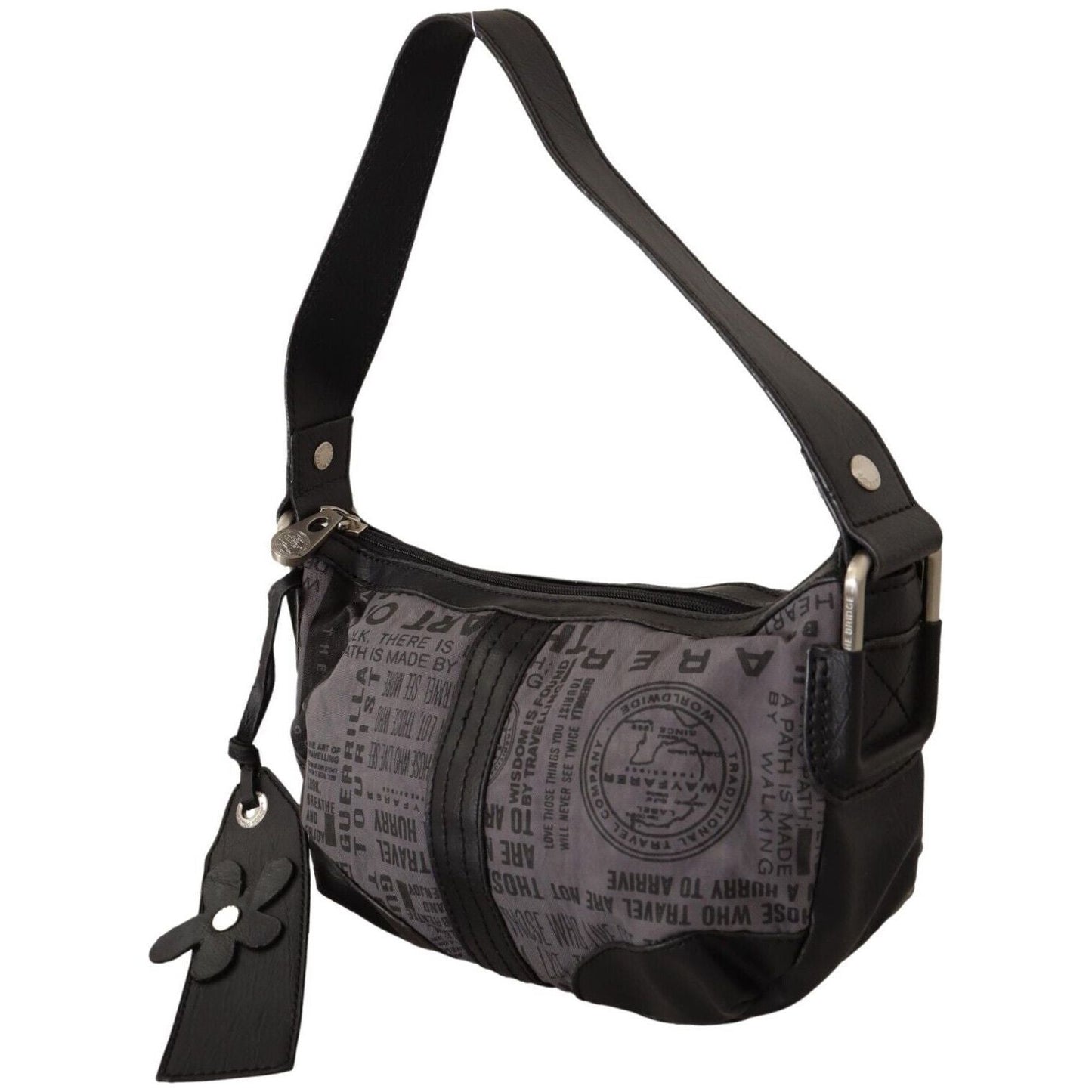WAYFARER Chic Gray Fabric Shoulder Handbag Shoulder Bag WAYFARER Dark Slate Gray