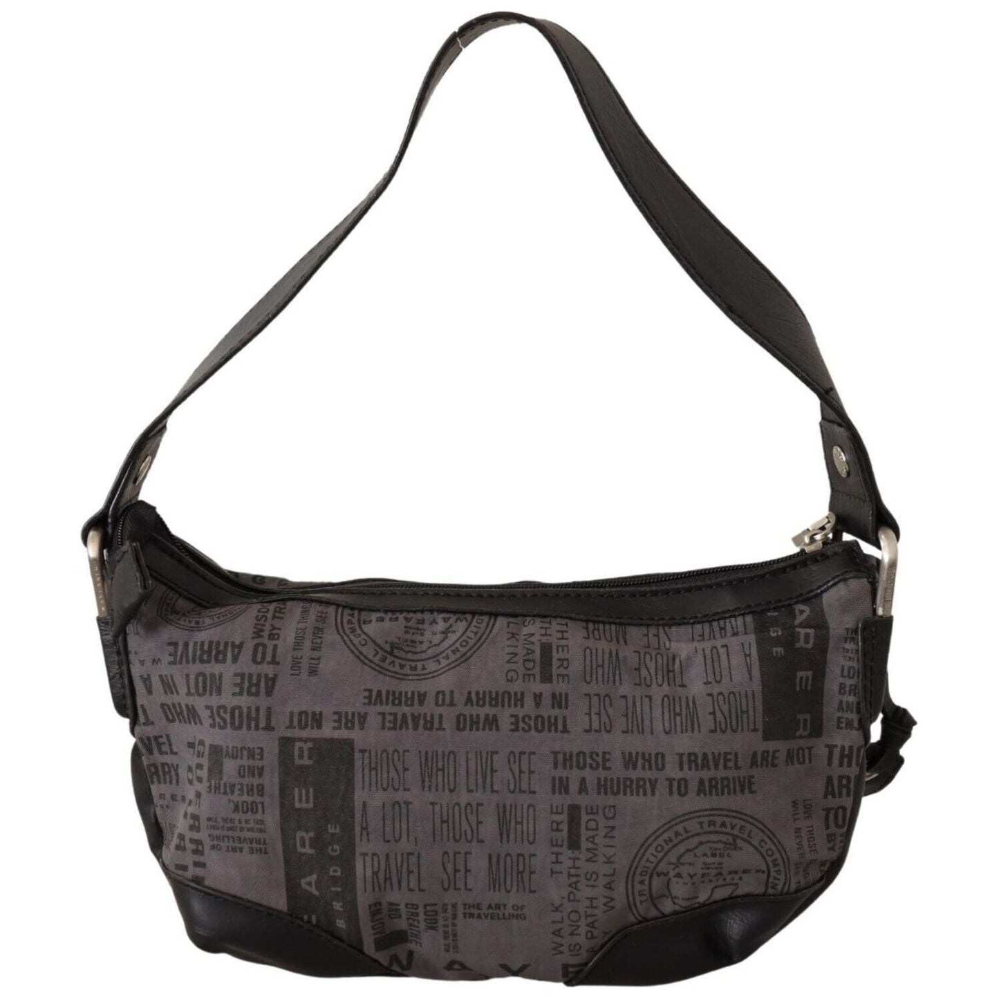 WAYFARER Chic Gray Fabric Shoulder Handbag Shoulder Bag WAYFARER Dark Slate Gray