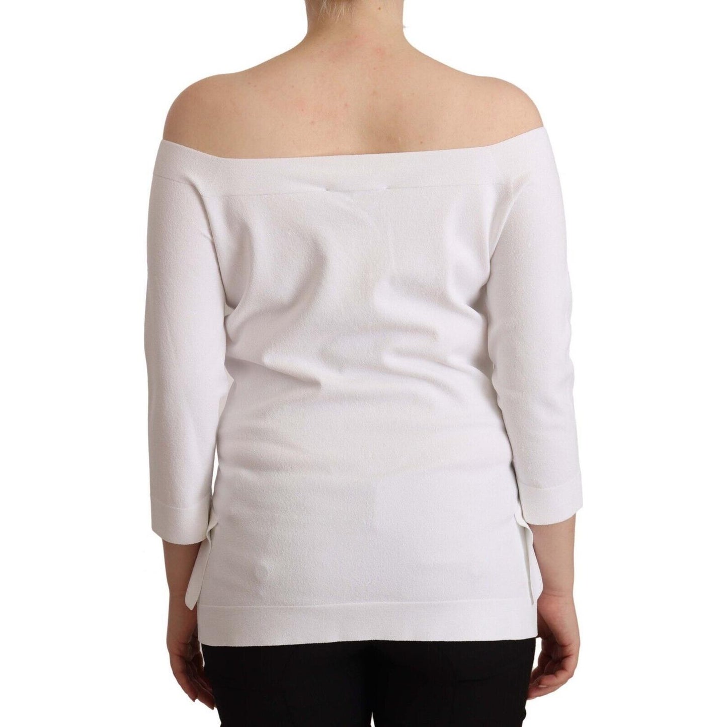 EXTERIOR Chic Off-Shoulder Long Sleeve Blouse WOMAN TOPS AND SHIRTS EXTERIOR Light Gray
