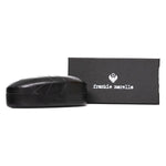 Frankie Morello Black Metallic Men Sunglass Frankie Morello Dark Slate Gray