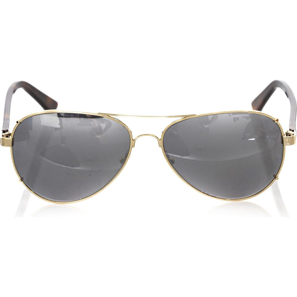 Frankie Morello Gold Metallic Fiber Men's Sunglass Frankie Morello Slate Gray