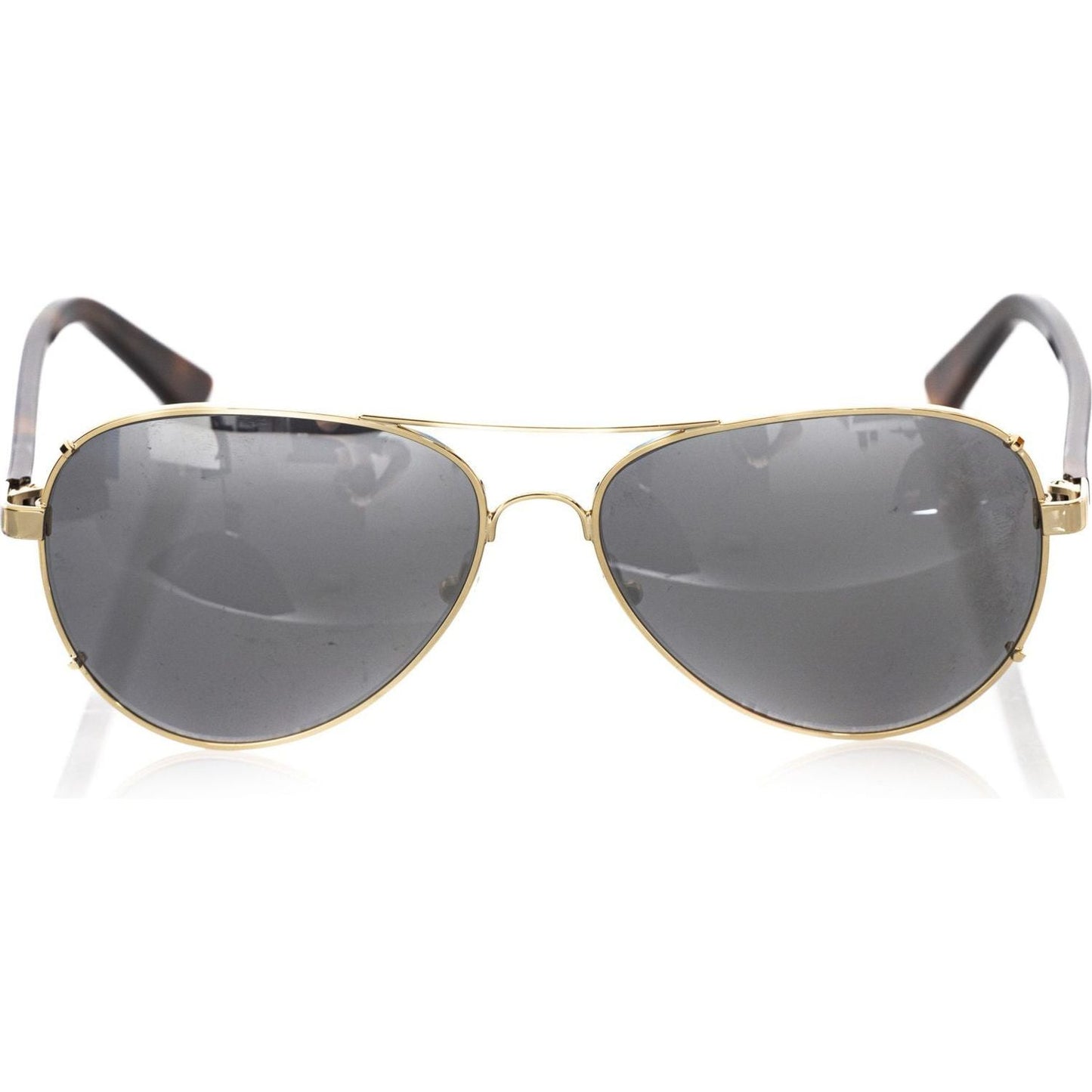 Frankie Morello Gold Metallic Fiber Men's Sunglass Frankie Morello Slate Gray