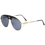 Frankie Morello Black Metallic Men's Sunglass Frankie Morello Slate Gray