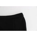 GF Ferre Chic Black Pencil Skirt Knee Length with Side Zip GF Ferre Lavender