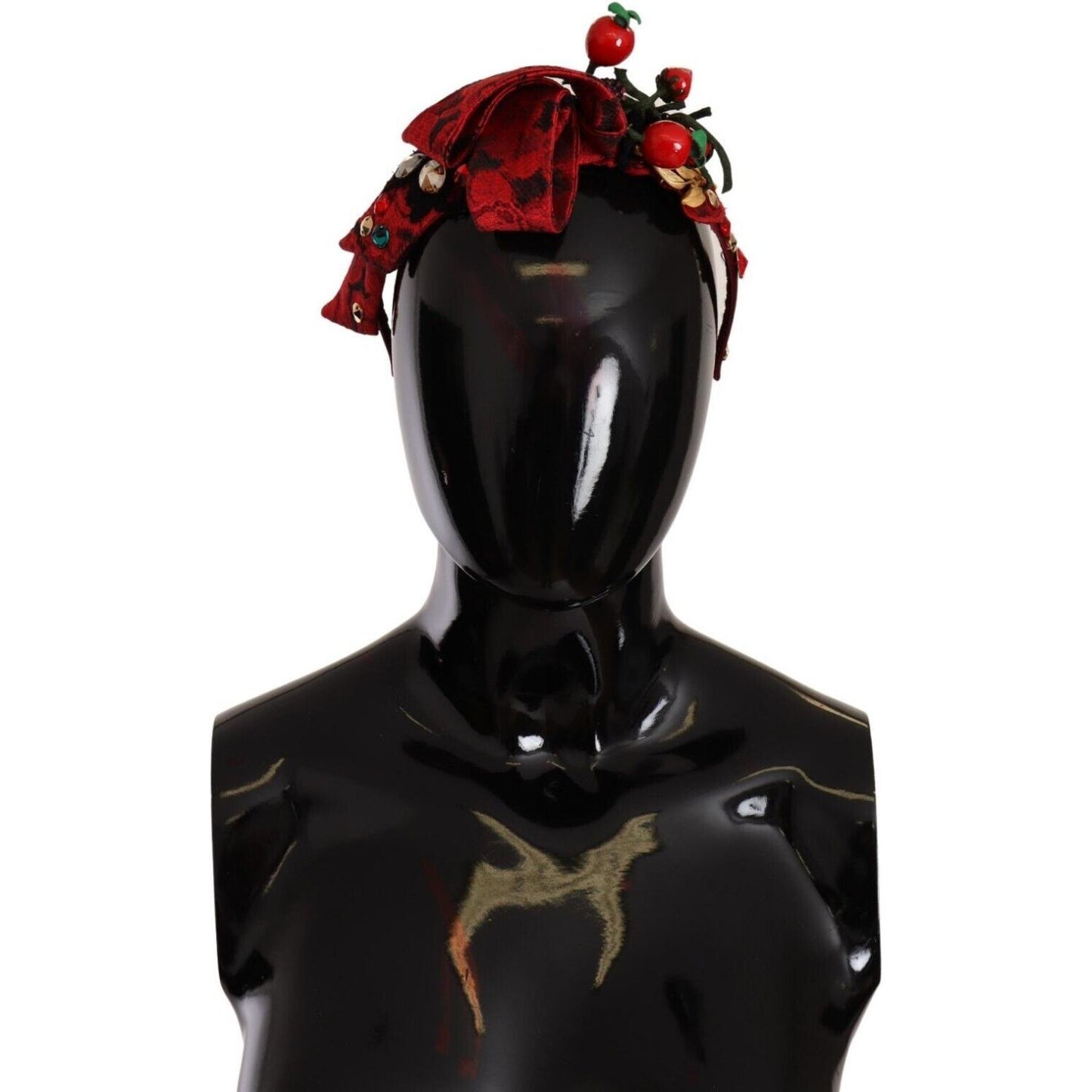 Dolce & Gabbana Exquisite Berry Crystal Embellished Diadem Dolce & Gabbana Black