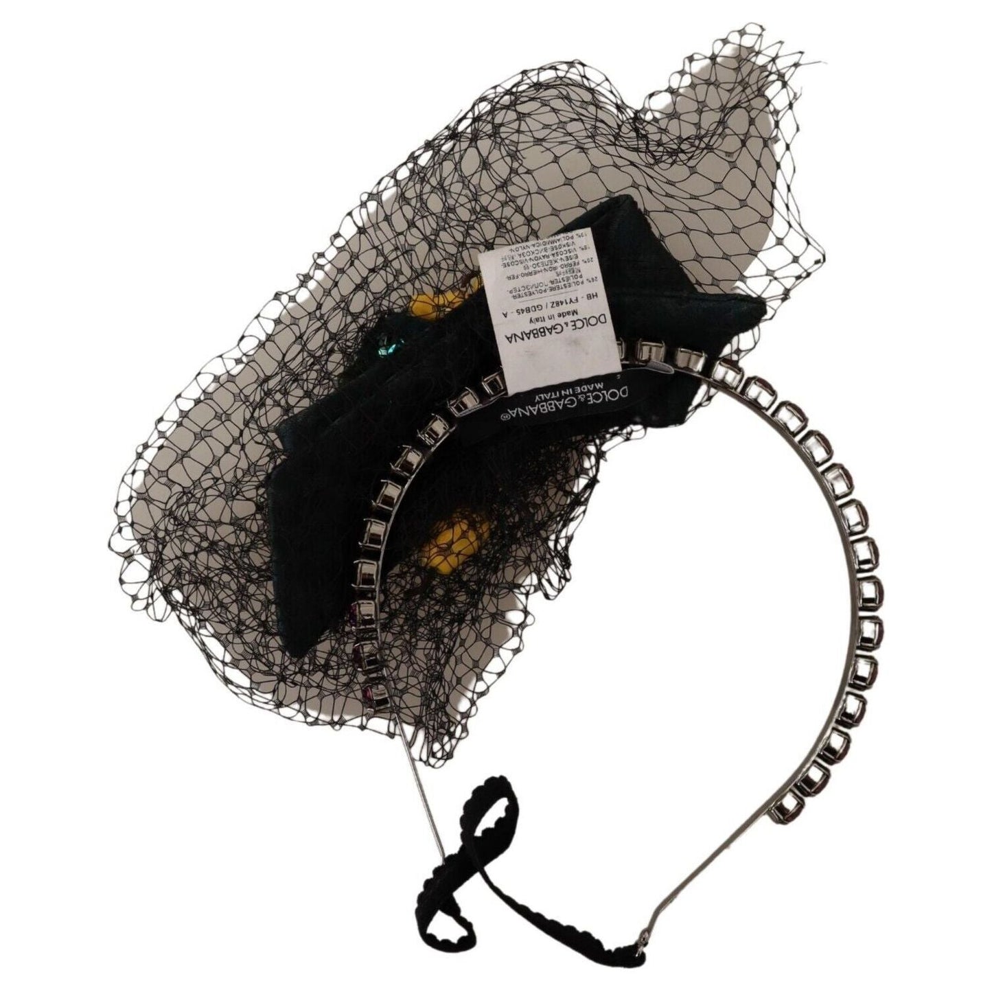 Dolce & Gabbana Enchanting Jewel-Toned Crystal Diadem Dolce & Gabbana Black