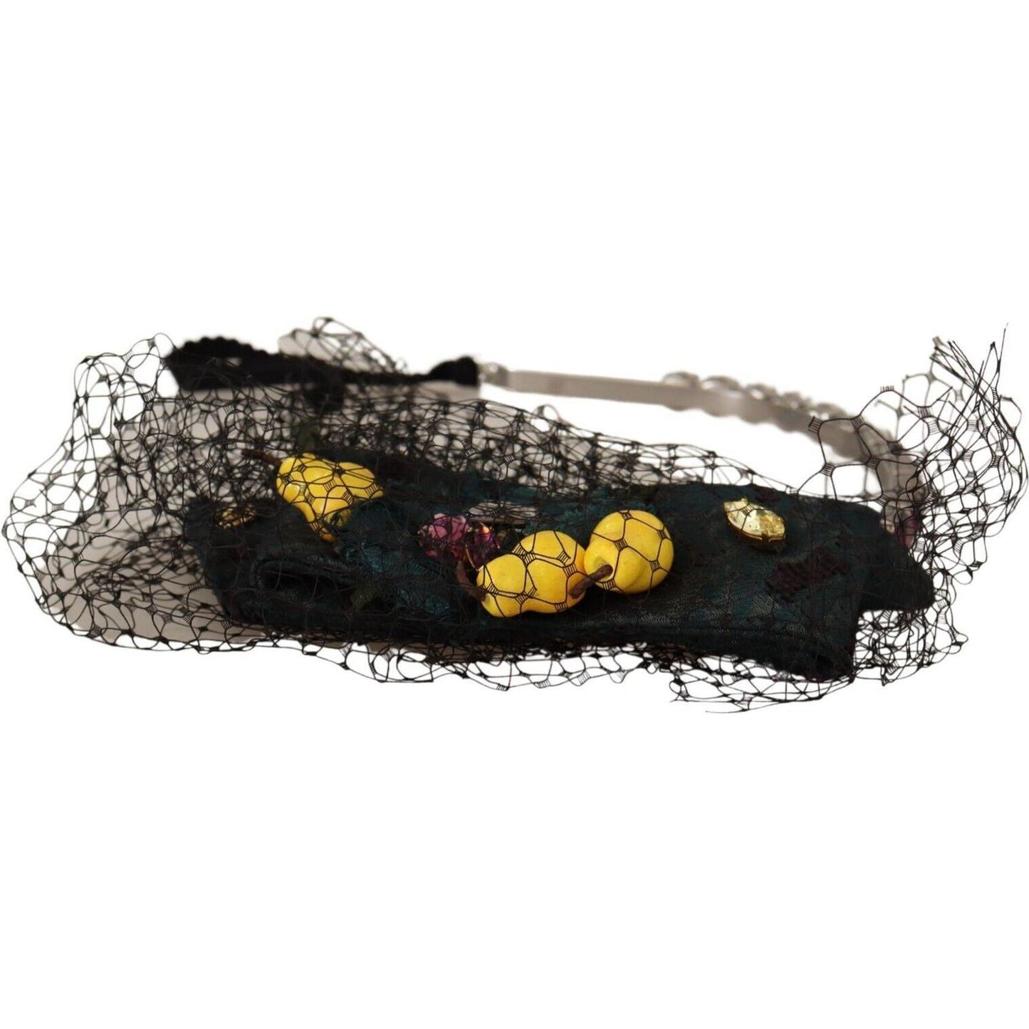 Dolce & Gabbana Enchanting Jewel-Toned Crystal Diadem Dolce & Gabbana Light Gray