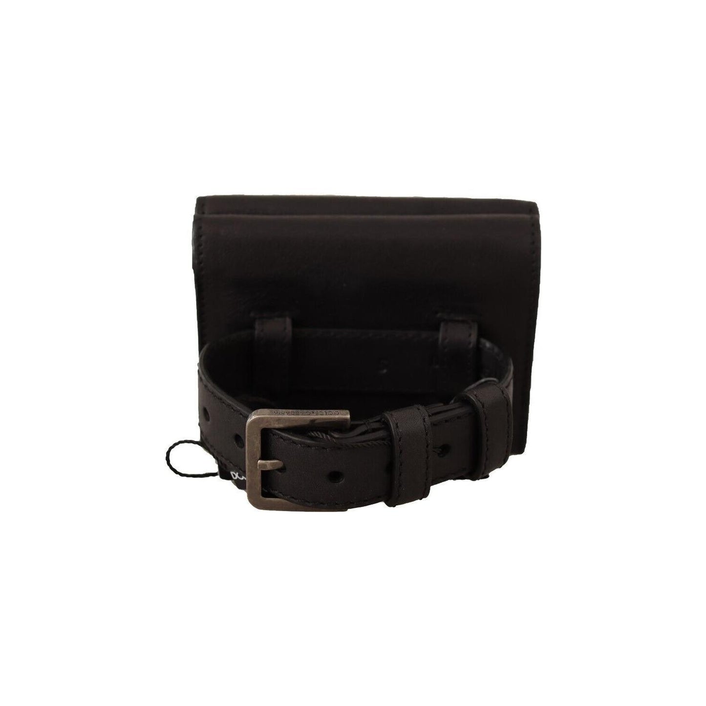 Dolce & Gabbana Elegant Trifold Leather Multi Kit Accessory WOMAN WALLETS Dolce & Gabbana Black