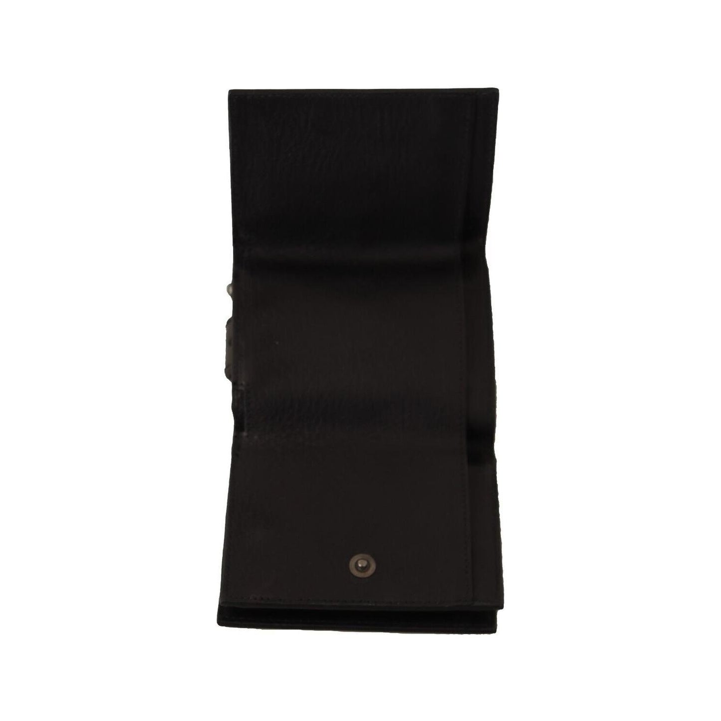 Dolce & Gabbana Elegant Trifold Leather Multi Kit Accessory WOMAN WALLETS Dolce & Gabbana Black