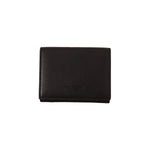 Dolce & Gabbana Black Leather Trifold Purse Belt Strap Multi Kit Wallet VAS130153