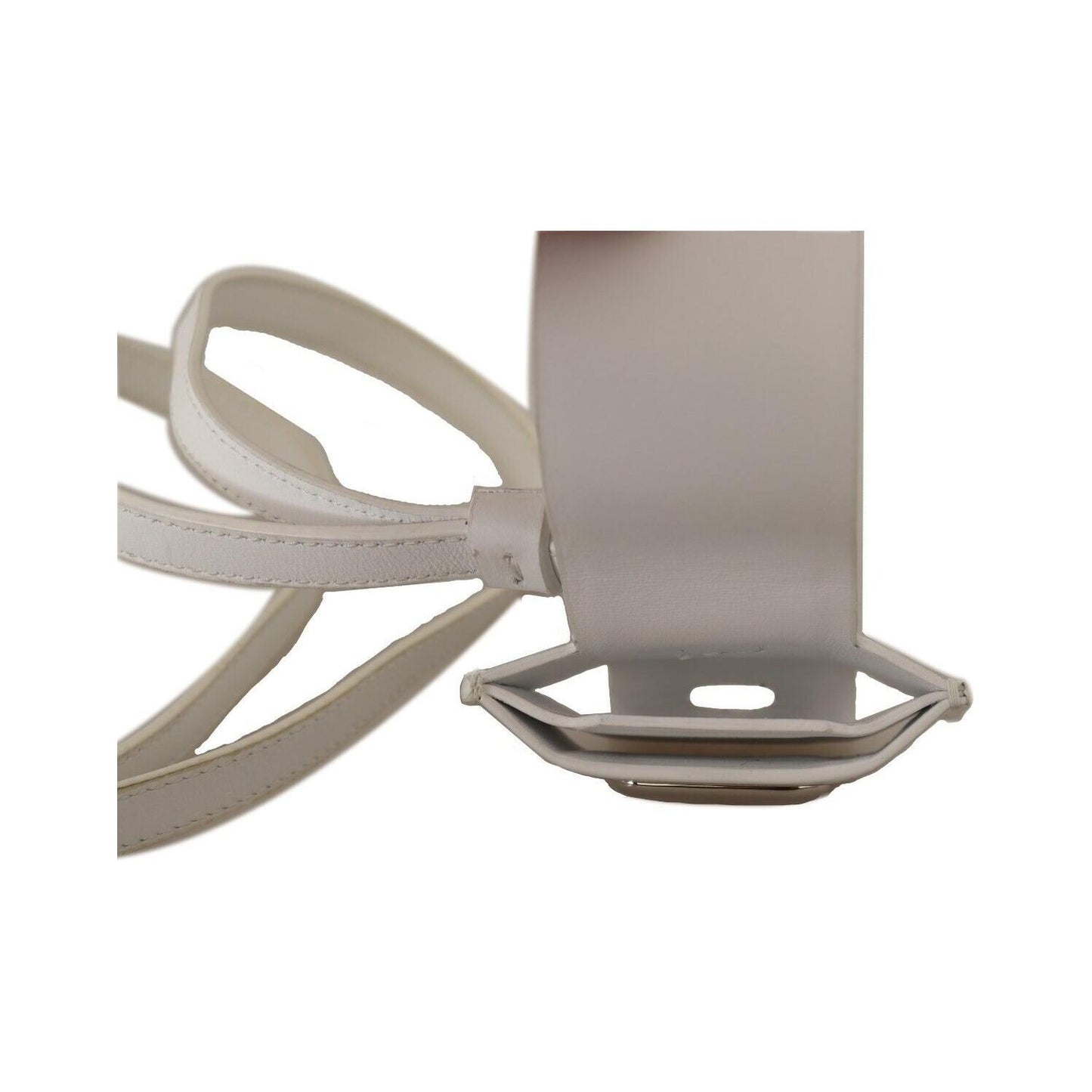 Dolce & Gabbana Elegant Leather Airpods Case in Pristine White FASHION ACCESSORIES Dolce & Gabbana Rosy Brown