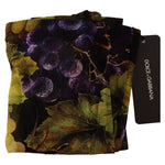 Dolce & Gabbana Black Grapes Print Stockings Tights SCS2025 -m
