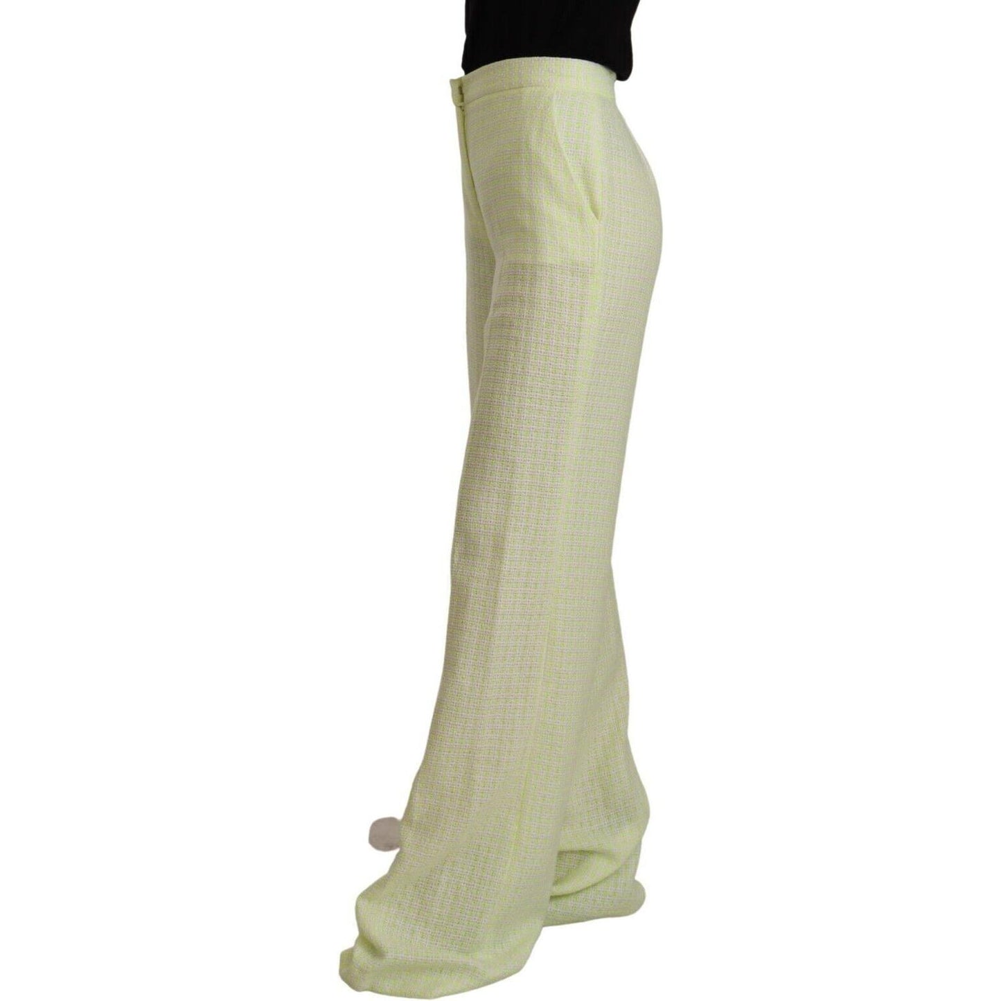 MSGM High-Waist Straight-Leg Chic Trousers MSGM Dark Gray