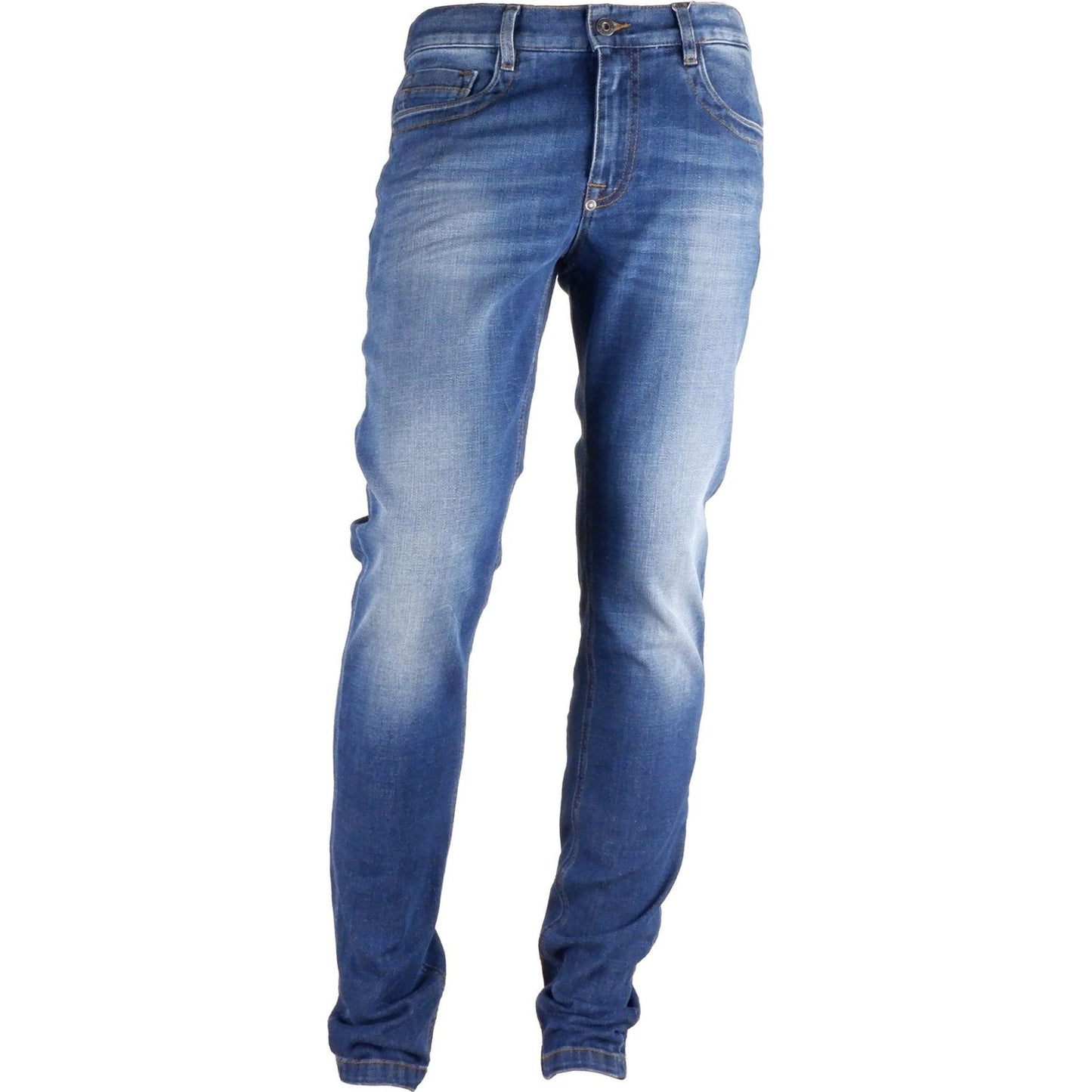 Bikkembergs Sleek Dark Blue Regular Fit Jeans Bikkembergs Dark Slate Blue