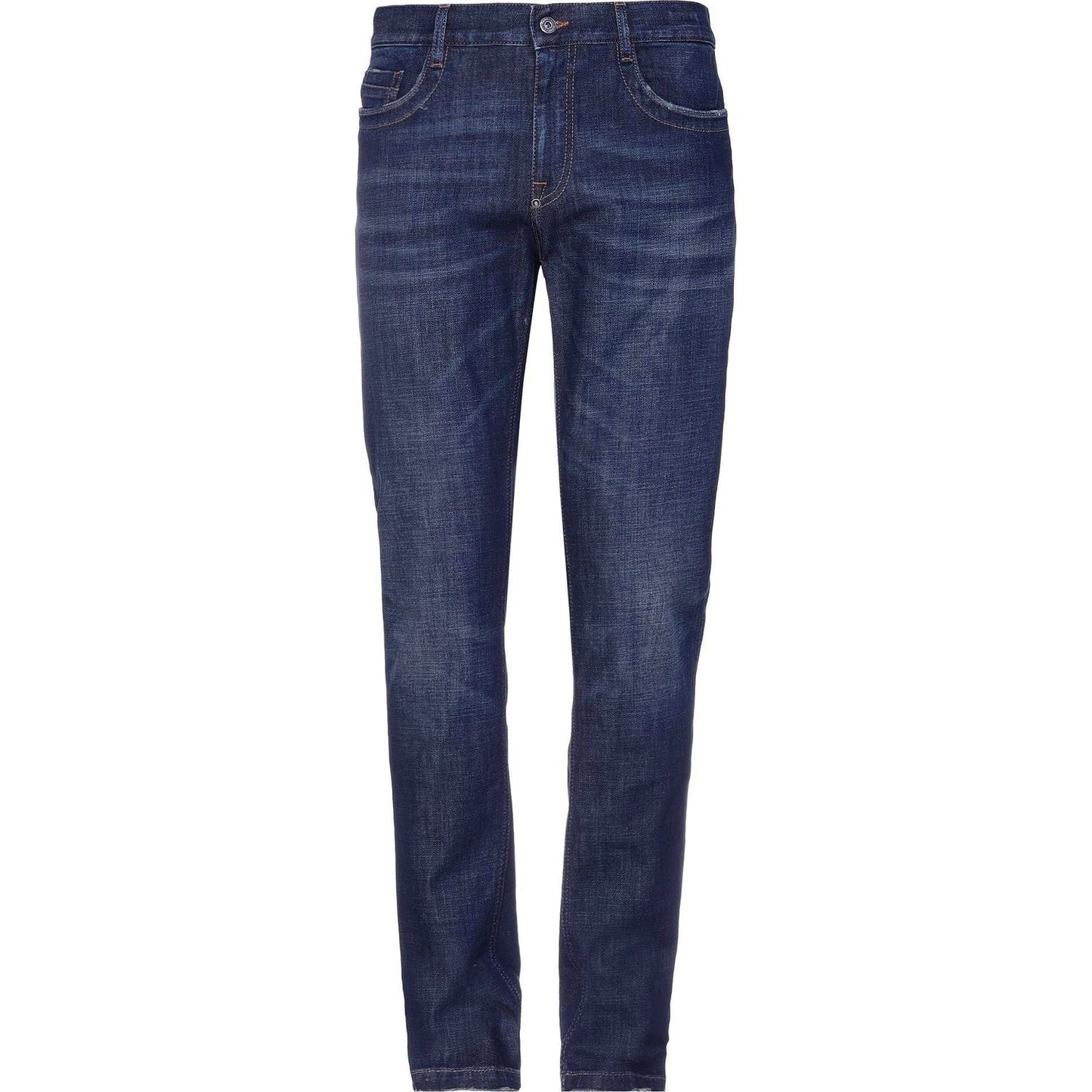 Bikkembergs Blue Cotton Men Jean Bikkembergs Dark Slate Gray
