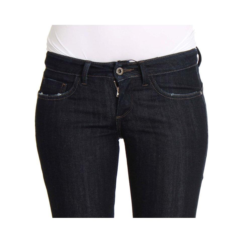 Costume National Chic Slim Fit Skinny Blue Jeans Costume National Black