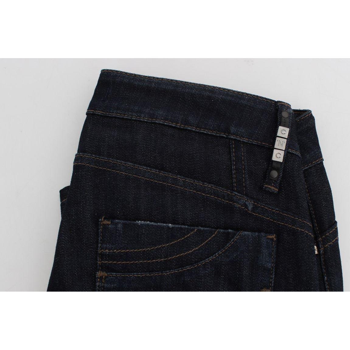 Costume National Chic Slim Fit Skinny Blue Jeans Costume National Black