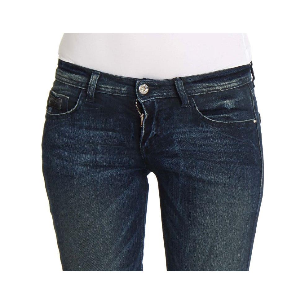 Costume National Chic Slim Fit Skinny Blue Jeans Costume National Dark Slate Gray