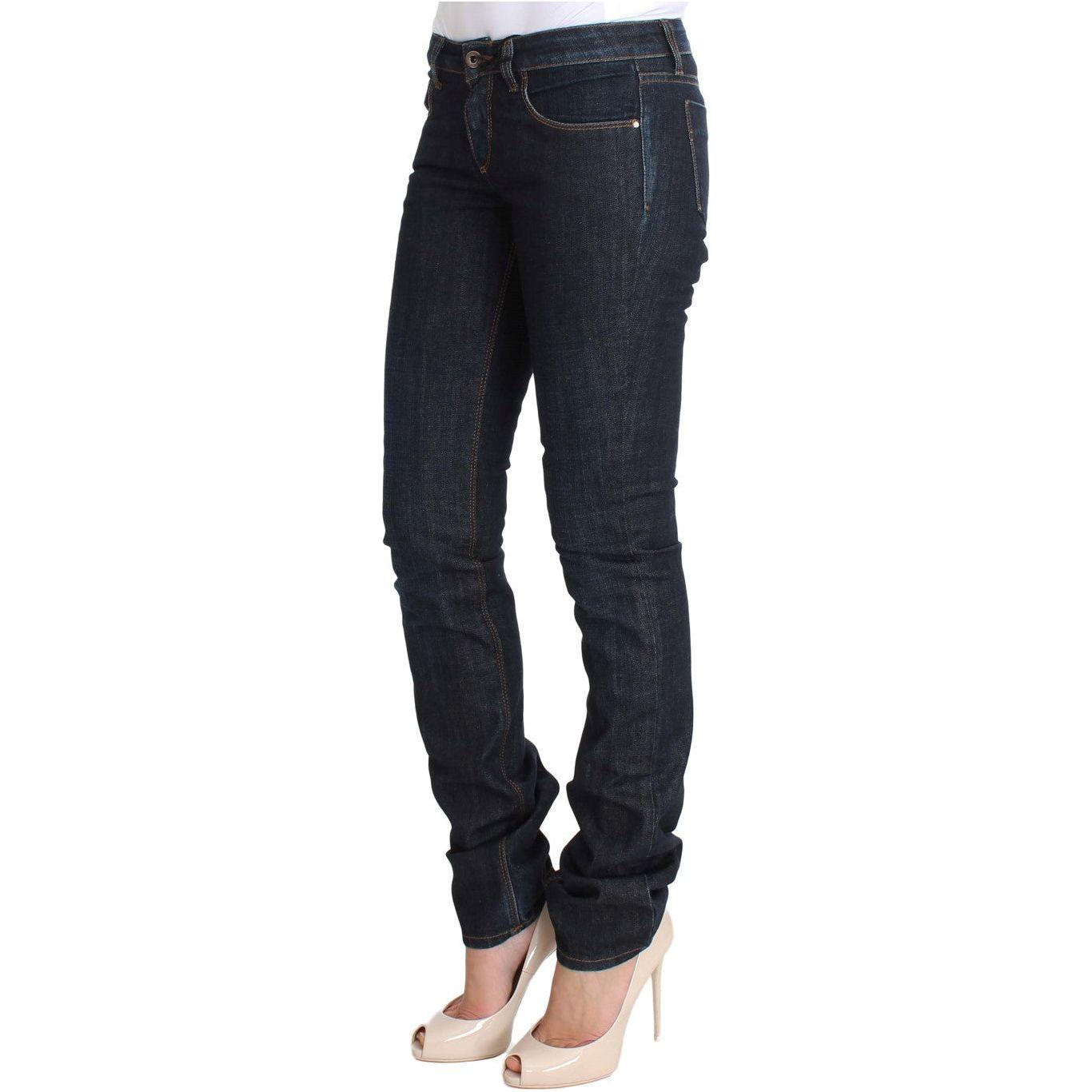 Costume National Chic Slim Fit Skinny Designer Jeans Costume National Dark Slate Gray