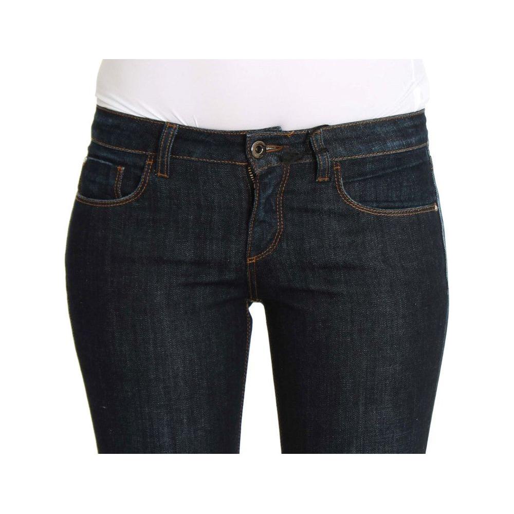 Costume National Chic Slim Fit Skinny Designer Jeans Costume National Dark Slate Gray