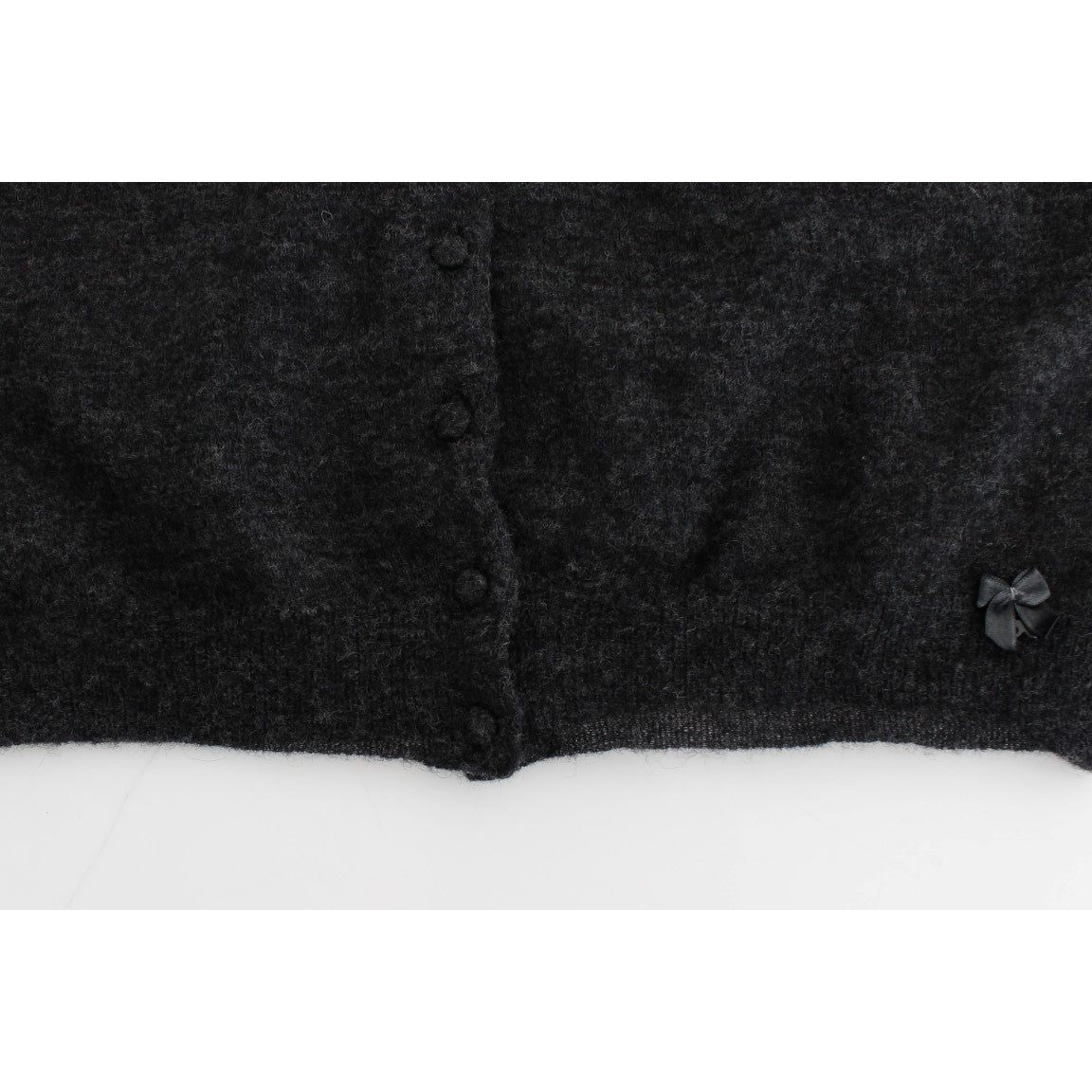 Ermanno Scervino Chic Cropped Alpaca Wool Sweater Ermanno Scervino Lavender