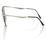 Frankie Morello Silver Metallic Women's Sunglass Frankie Morello Light Gray