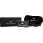 Frankie Morello Silver Metallic Women's Sunglass Frankie Morello Black