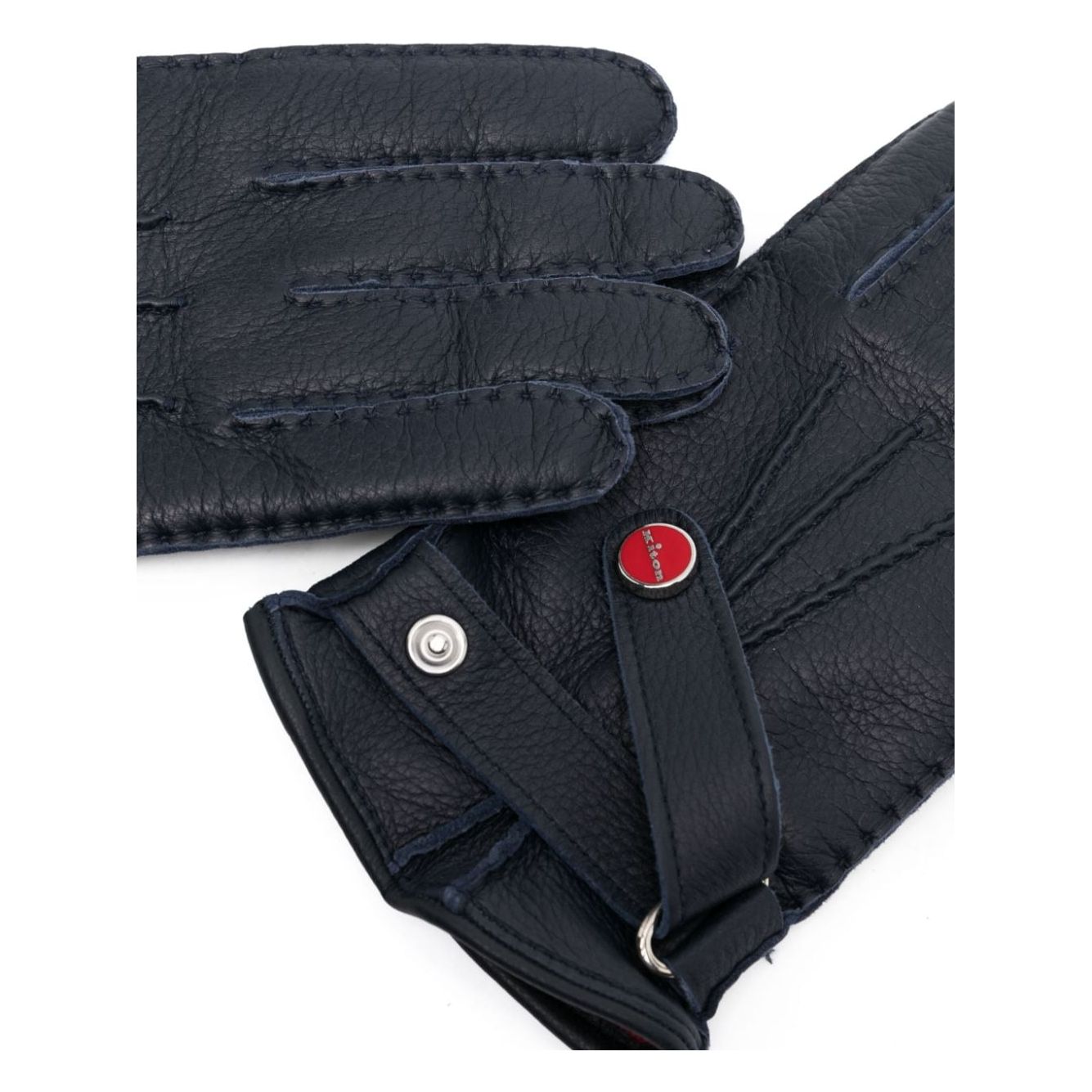Kiton Gloves Blue Scarves Hats & Gloves Kiton Dark Slate Gray