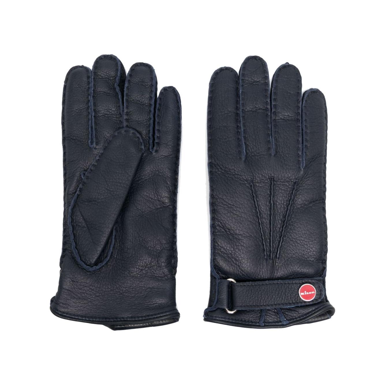Kiton Gloves Blue Scarves Hats & Gloves Kiton Dark Slate Gray