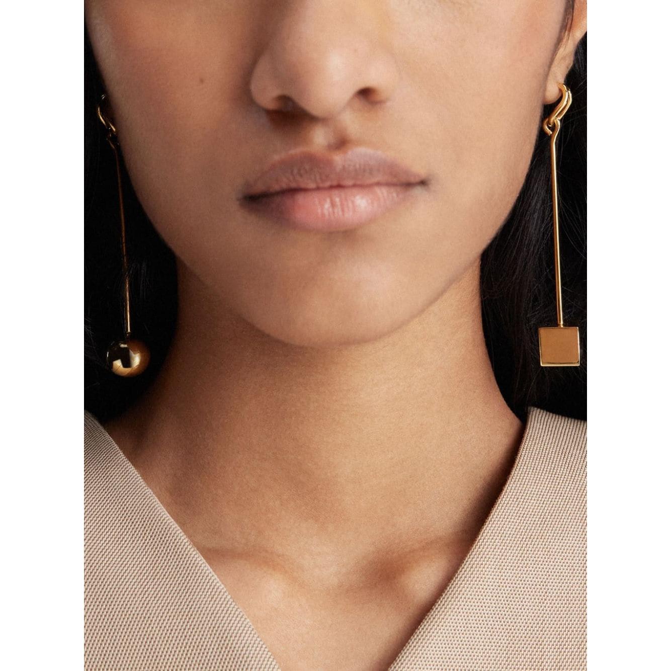JACQUEMUS Bijoux Golden Jewellery JACQUEMUS Rosy Brown