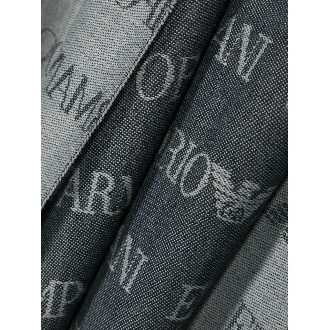 Emporio Armani Scarfs Blue Scarves Hats & Gloves Emporio Armani Dark Slate Gray