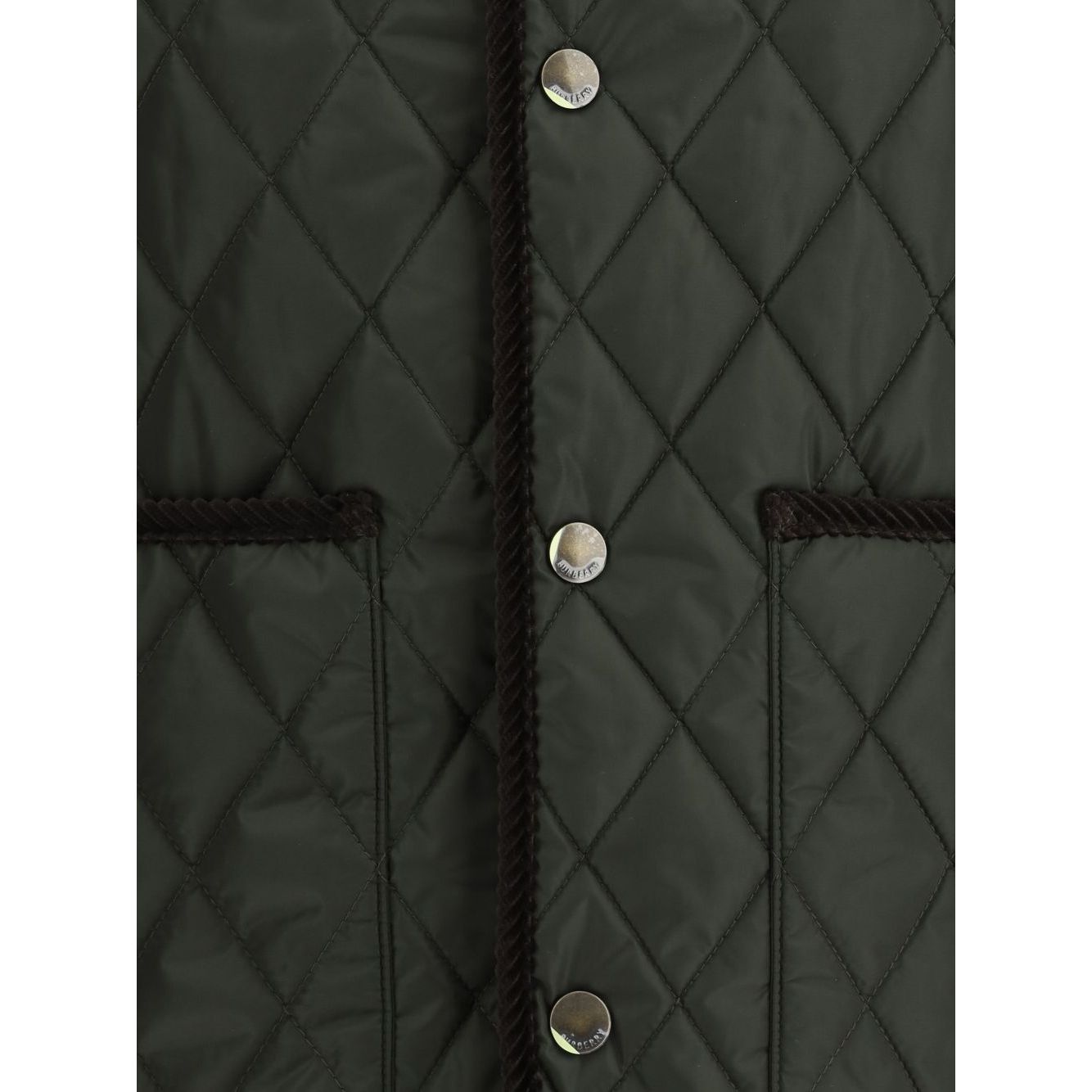 Burberry diamond-quilted sleeveless jacket