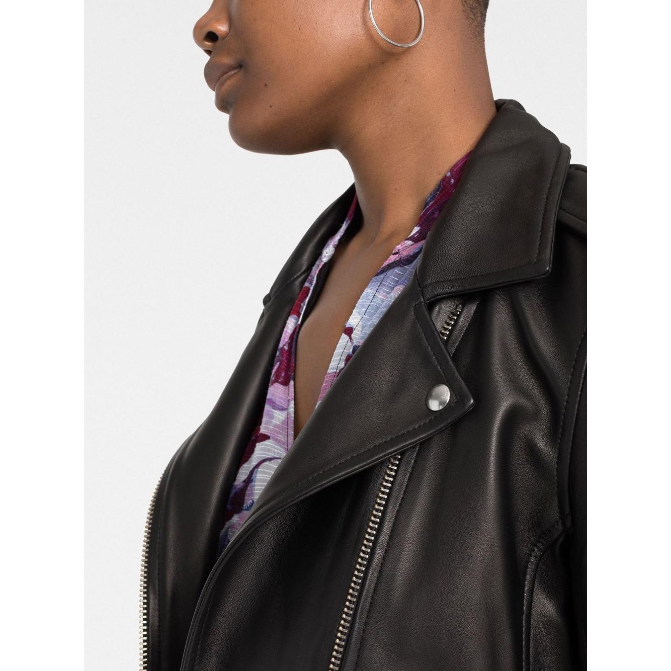 Iro Biker jacket with peak lapels Jackets Iro Antique White